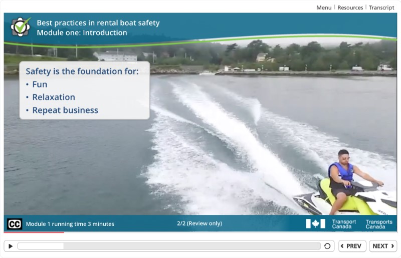 Rental Boat Safety image